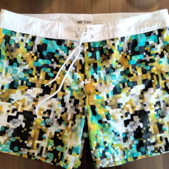 Men's Mr Turk Board Shorts - Almost New - Picture 1 of 3